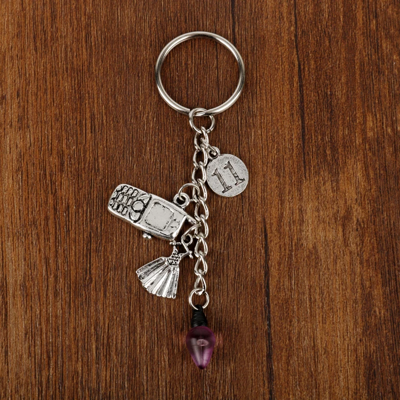 dongsheng Stranger Things Keychain Charms Jewelry Colorful Lamps Key Rings Monster Keyfob Holder | Украшения и аксессуары