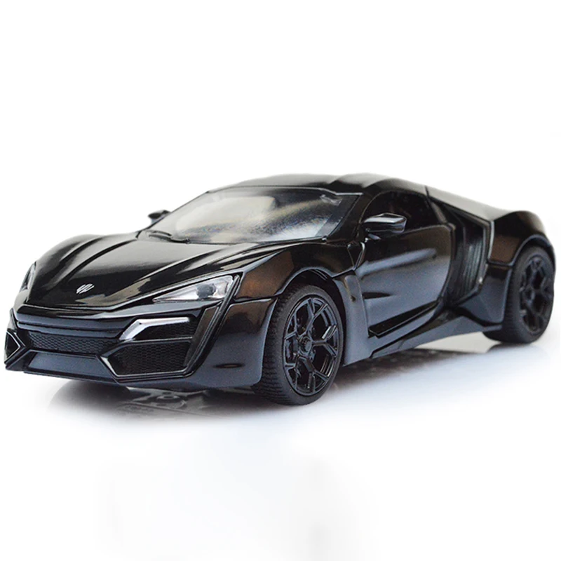 HOMMAT симуляция 1:32 Форсаж Lykan Hypersport спортивный автомобиль литье под давлением