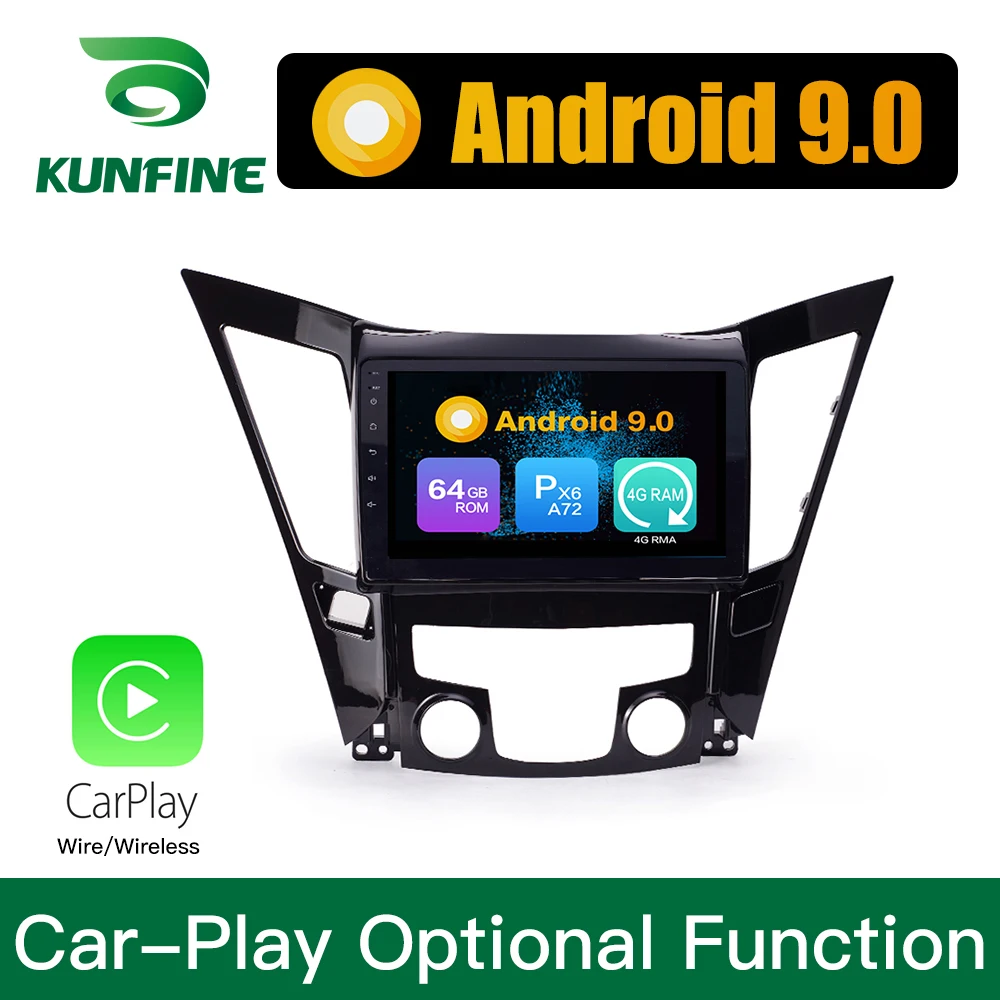 Android 9.0 Ram 4G Rom 64G PX6 Cortex A72 Car DVD GPS Multimedia Player Stereo For Hyundai Sonata 2011 2012 2013 2.0L Radio | Автомобили и
