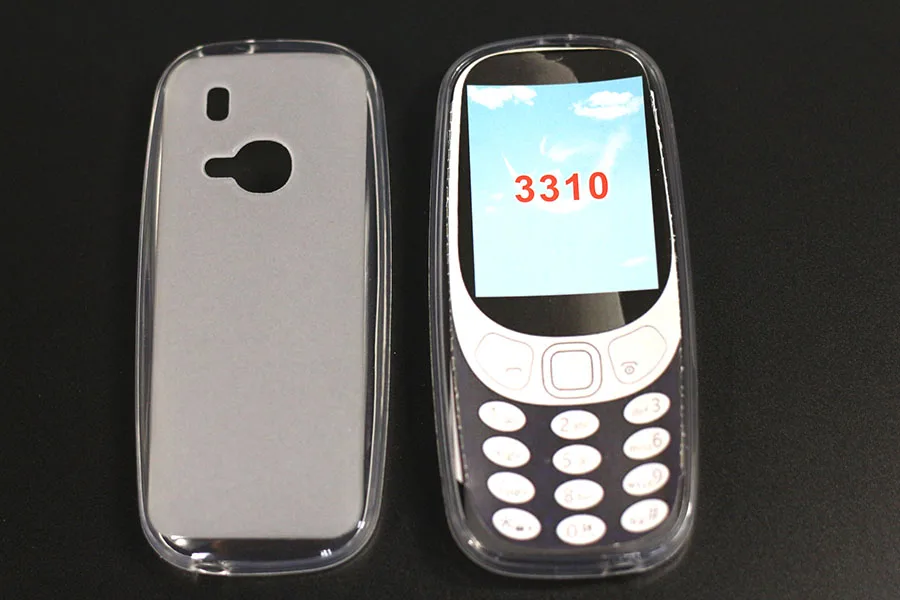 Прозрачный чехол из ТПУ для Nokia 3310 2017 Силиконовая задняя крышка / Dual SIM 2 4 дюймов