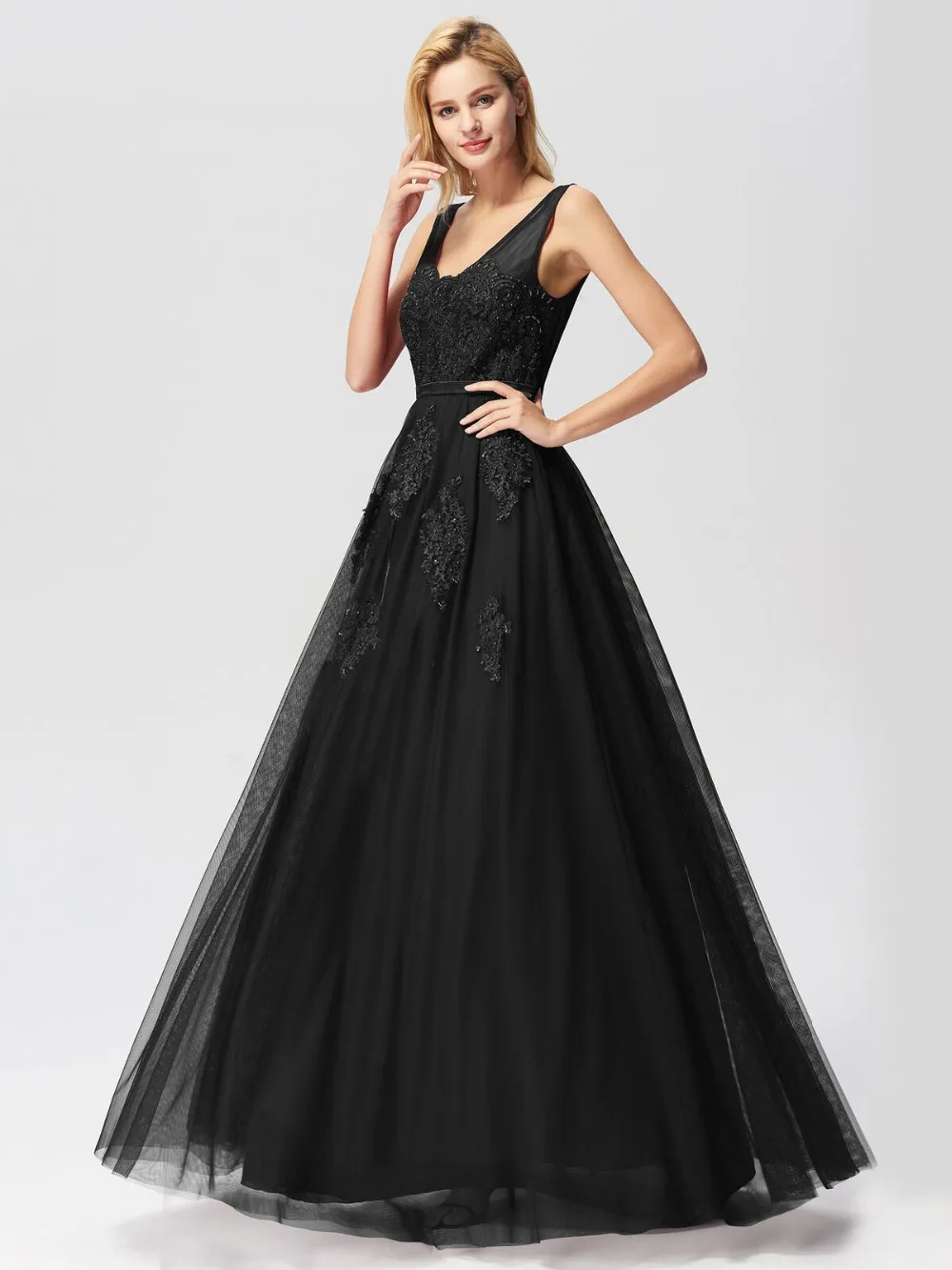 Ever-Pretty Womens Formal Evening Dresses Mesh Cocktail Party Dress Black | Свадьбы и торжества