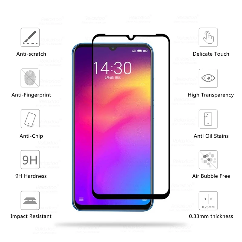Полностью покрывающее закаленное Стекло для Meizu Note 9 8 10 16S M8C 6T T6 V8 S6 M5 M6 M3 Примечание M5C M5S M5 M3 мини M3S Экран защитная пленка