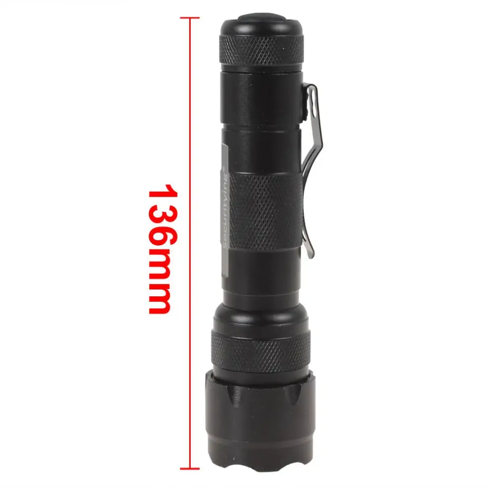 LED Flashlight Tourch 502B Mini Infrared Night Vision Red Light 18650 3.7V Battery for Outdoor Camping Hiking | Лампы и освещение