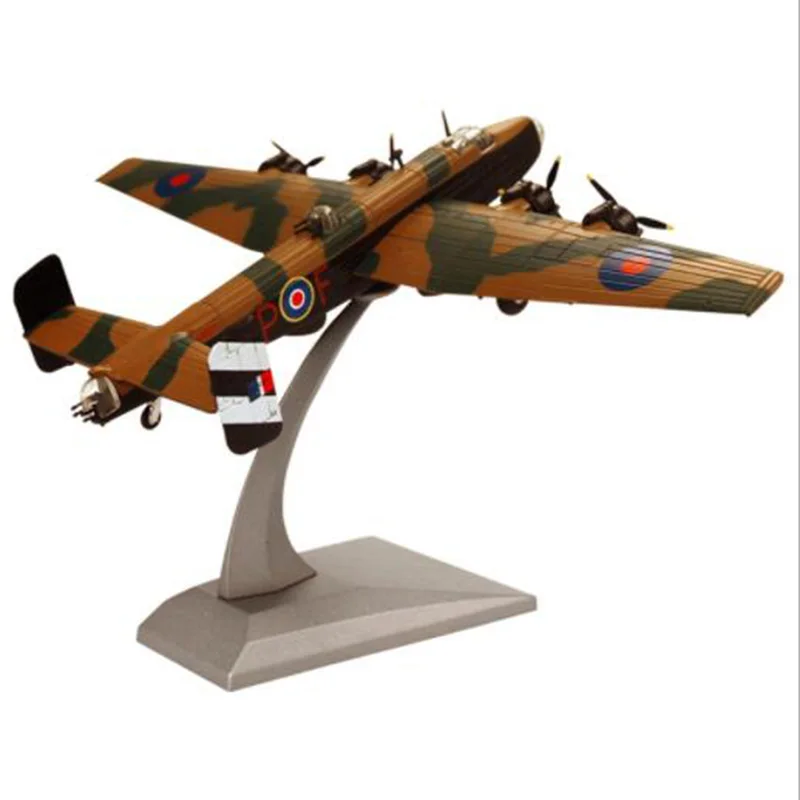 

1/144 scale Halifax Bomber WWII aircraft airplane models adult children toys for display show collections