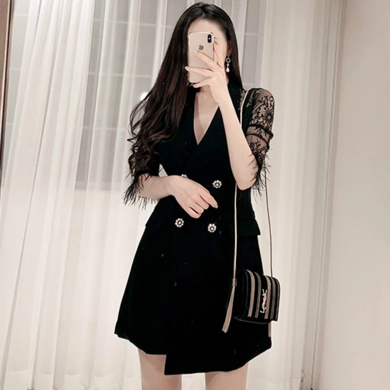 

Plus Size Dresses Summer 2019 Women Bodycon Ladies Dresses V-neck Half Sleeve Black Midi Dress Ropa Mujer Vestidos Verano 2019