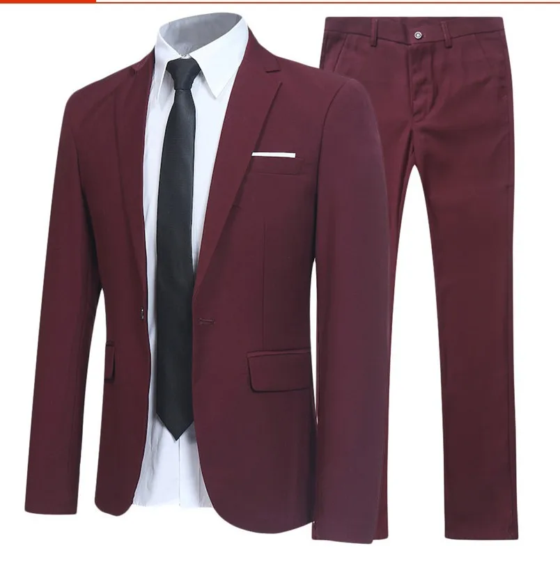 Suit suit men's three-piece business dress professional small West decoration body groomsmen clothing groom wedding | Мужская одежда