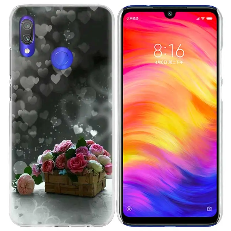 Чехол с красными бабочками и розами для Xiao mi Red mi Go Note 7 6 6A Pro S2 5 5A 4X mi A1 A2 9 mi x 3 5G 8 lite F1 жесткий чехол для телефона из ПК