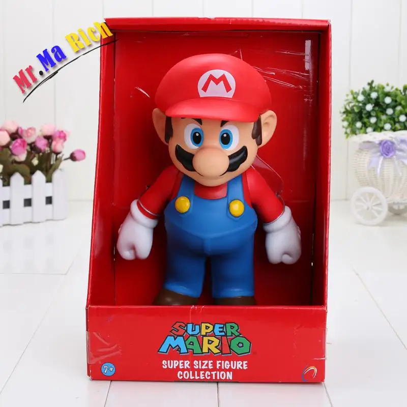 23 см Super Mario Bros Figura Yoshi Principessa Peach Pvc фигурка игрушка Марио Луиджи кукла|super mario bros|mario