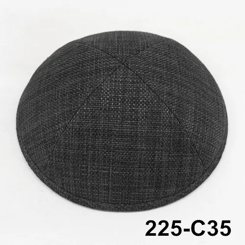 Если покупатель более 5 лотов(50 шт) будет скидка 10% Kippot Kippa Kippah Skullies Burlap 19 см yarmulkejean hat Skull - Цвет: 225C35