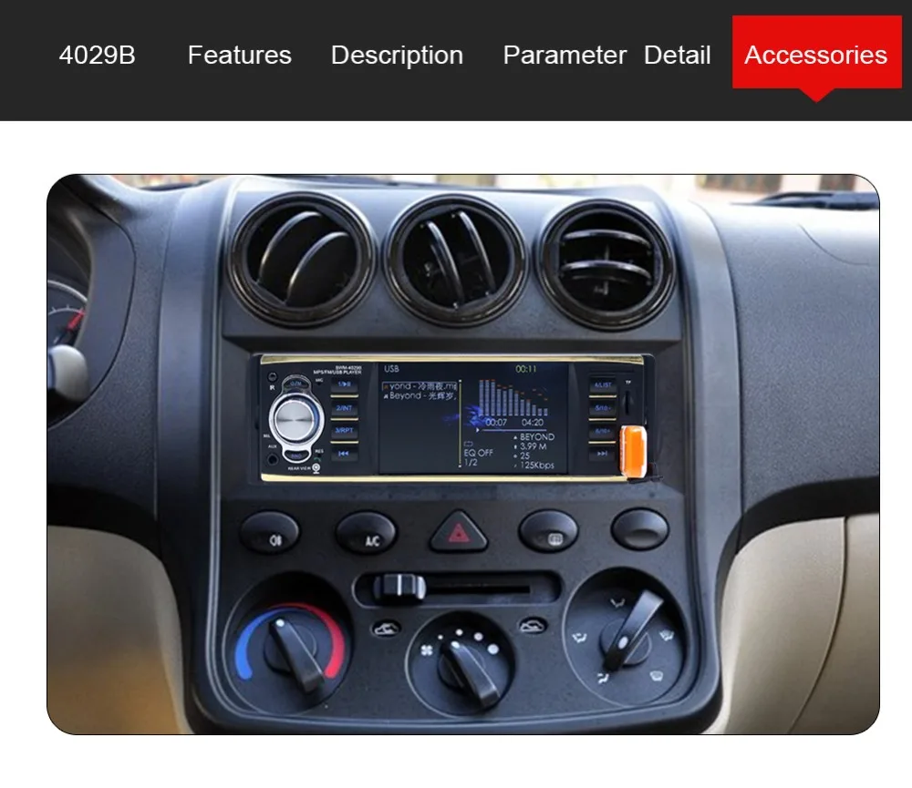 Автомагнитола, стерео, MP5, FM, AUX, музыка, автомобильный аудио, Multidia, 1Din, Bluetooth, громкая связь, вызов, авто радио, USB, TF, 4 дюйма, камера заднего изображения