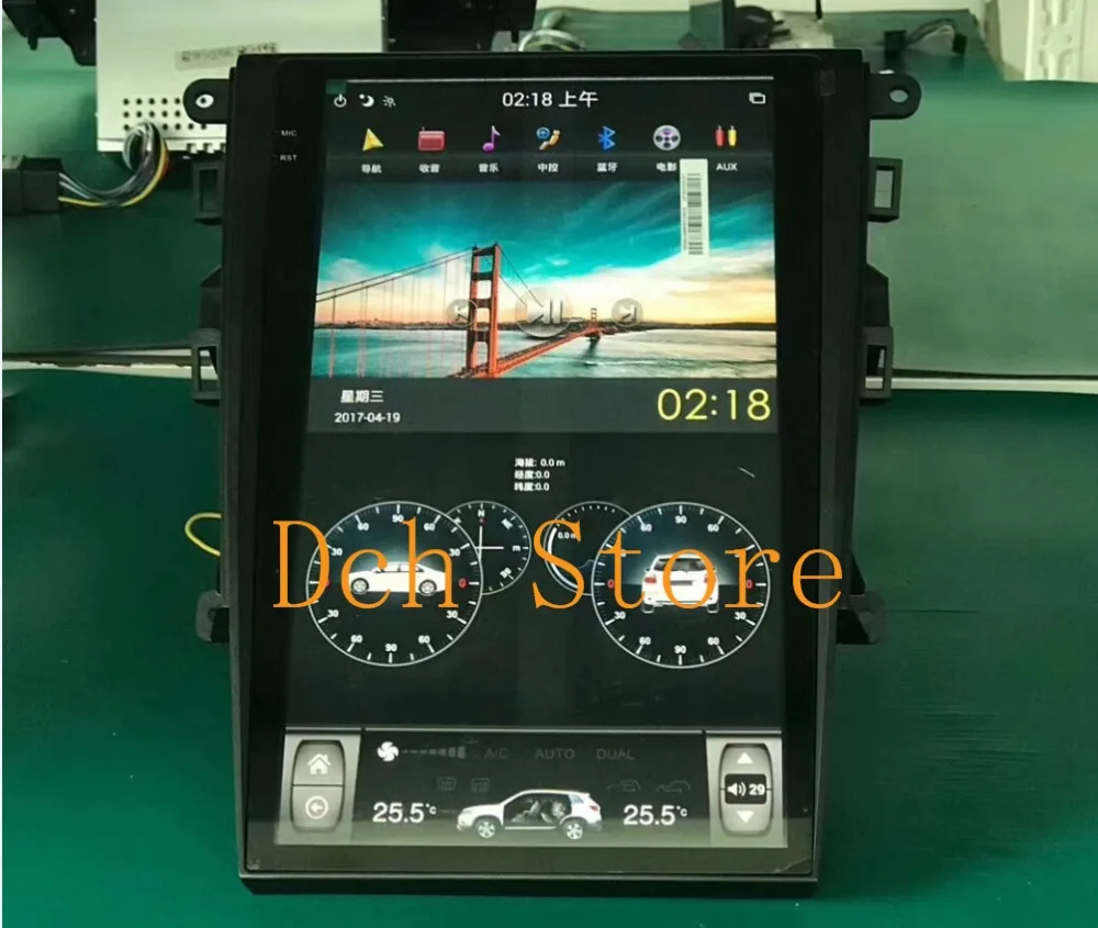 13,6 ''tesla стиль Android 8,1 автомобильный dvd-плеер gps навигация для Ford Mondeo fusion 2013- PX6 CARPLAY стерео 4 Гб ram 32 Гб rom