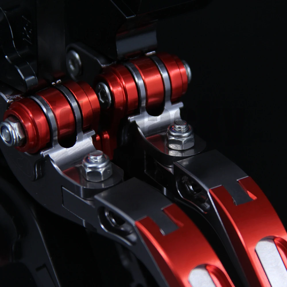 VFR 800F красный + титановый для Honda VFR800F 2002 2018 2016 2017 CNC мотоциклетные Складные