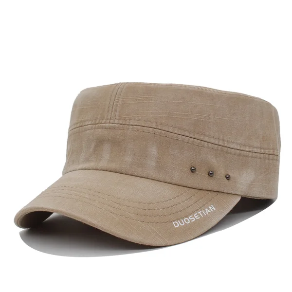 beige YOUBOME Модные мужские шапки в стиле милитари, женские винтажные однотонные плоские кепки Gorras с плоским козырьком, бейсболка s для мужчин, бейсболка в стиле милитари - Цвет: beige