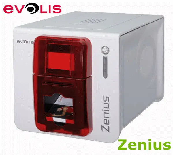 Односторонний принтер для идентификационных карт ekarрант Evolis zenius с лентой YMCKO