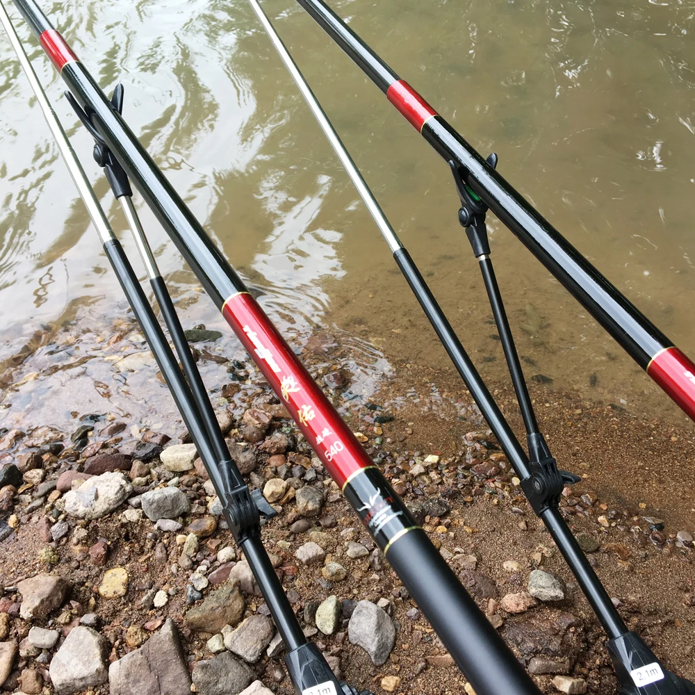 2019 NEW High Quality Telescopic Fishing Rod Super Light Hard 3.6m/4.5m/5.4m/6.3m/7.2m Carbon Fiber Hand Pole for Carp | Спорт и
