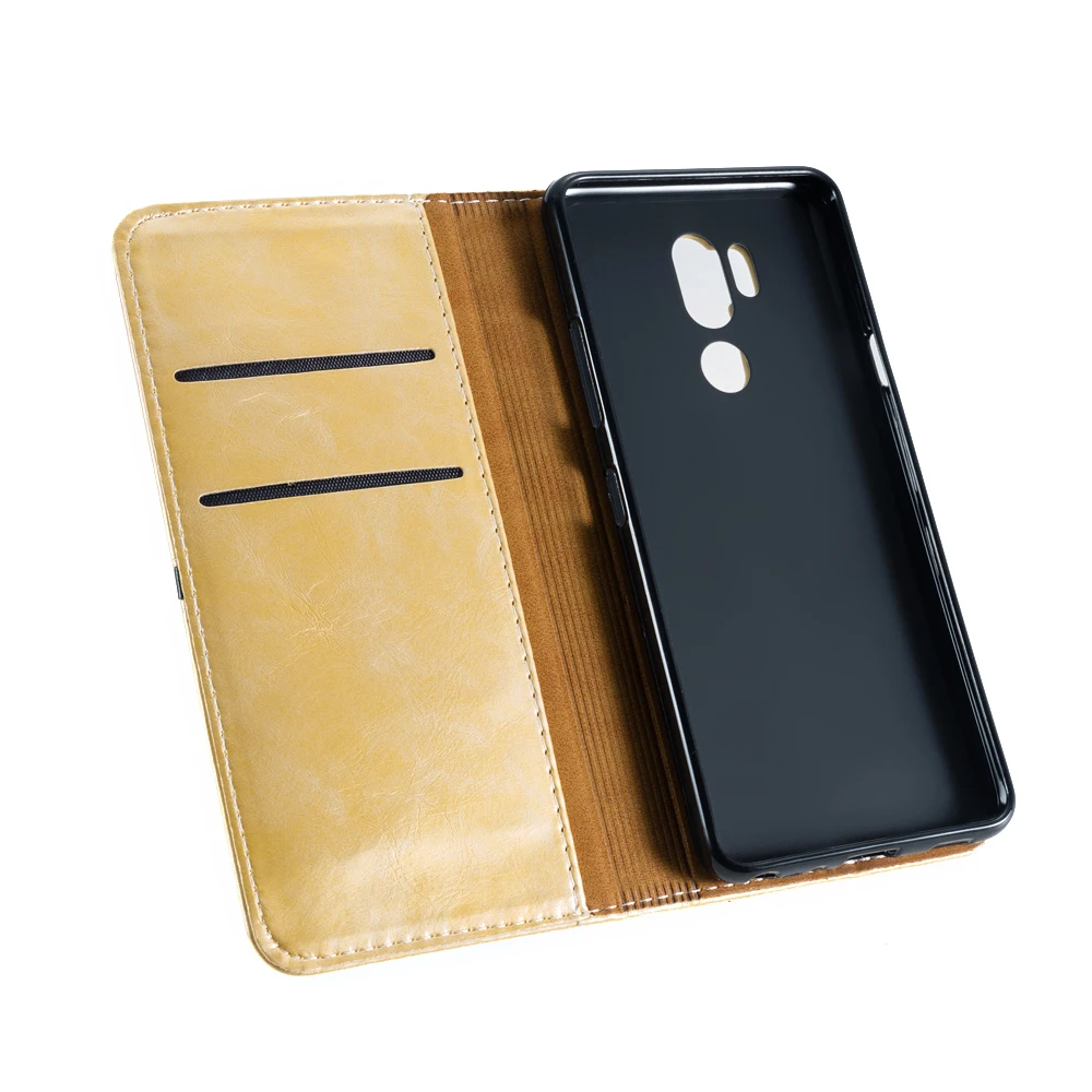 Чехол-Кошелек из искусственной кожи для LG G7 чехол-книжка ThinQ G710EM флип-кейс мягкого