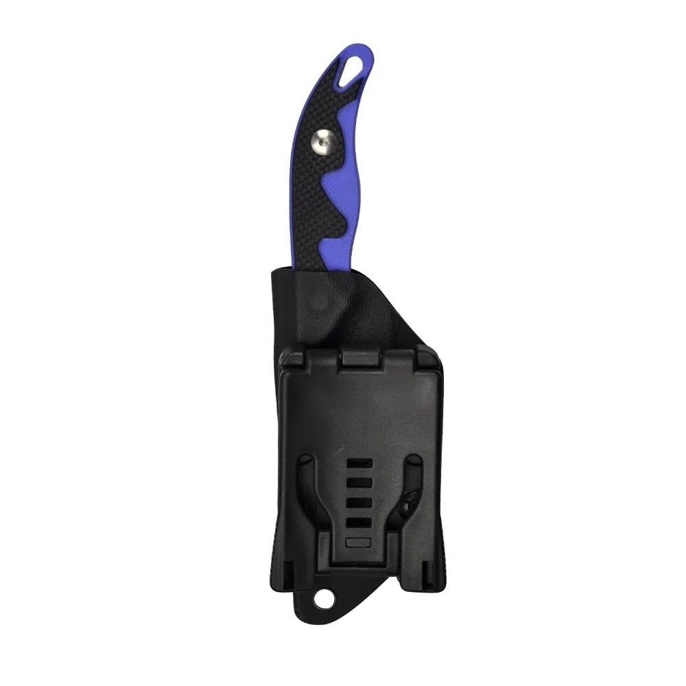 KUBEY KU169 Полный Тан фиксированным лезвием Ножи Kydex оболочка, высокая производительность D2 Углеродистая сталь стекло заполненные G10 Ручка Открытый лагерь