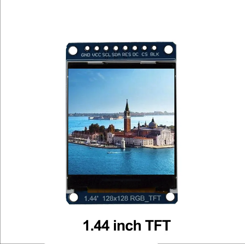 Ips 0,96 1,44 1,8 дюйма 8PIN 1,3 дюйма 7PIN SPI HD 65K полноцветный TFT ЖК-дисплей модуль ST7735 ST7789 привод для Arduino 51 STM32 - Цвет: 1.44 128X128