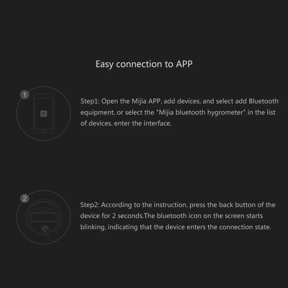 Xiaomi Mijia Bluetooth датчик температуры и влажности Цифровой гигротермограф гигрометр термометр измеритель влажности ЖК-экран