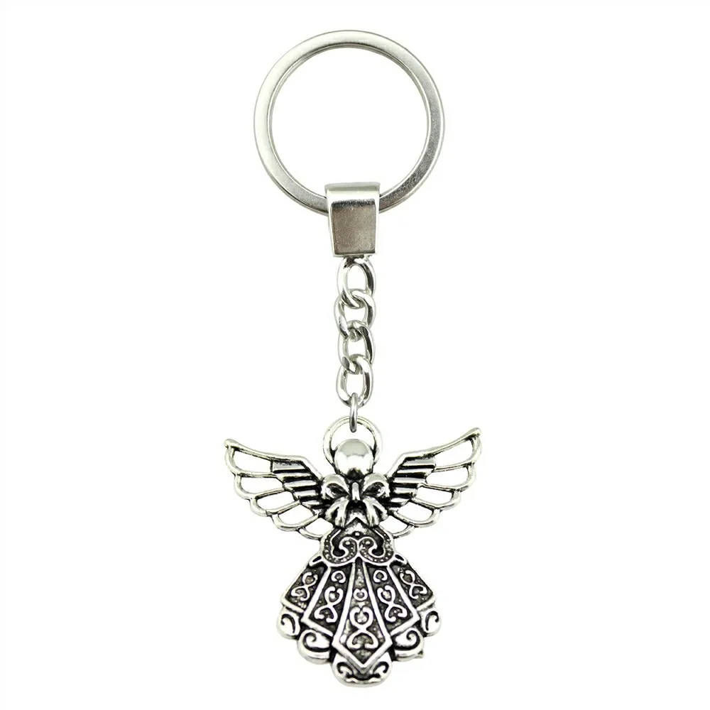 42x39 мм брелок с изображением ангела мужские ювелирные изделия новый модный