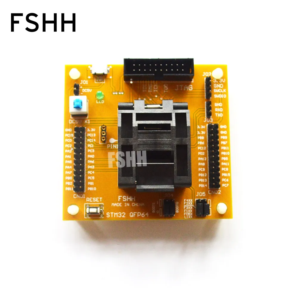 Интегральная схема STM32 QFP64 тестовый разъем STM32 TQFP64 программатор адаптер