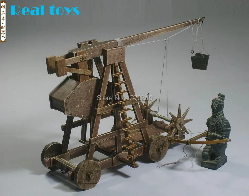 Классические деревянные древние колесницы RealTS сборные из материала
