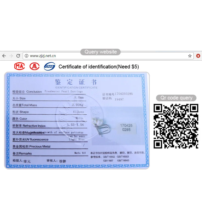 Женские длинные серьги FENASY из натурального пресноводного жемчуга стерлингового