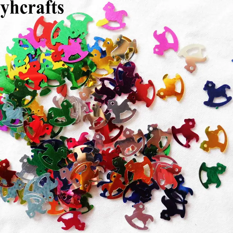 25 г/лот 13x14 мм блестки hobbyhorse. Материал для рукоделия детского сада искусства и