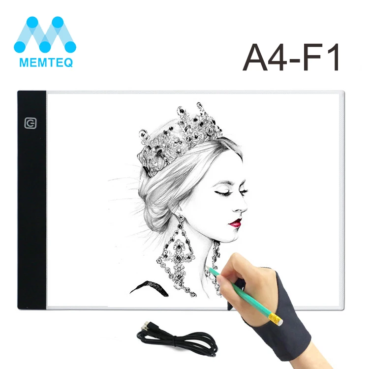 MEMTEQ светодиодная световая коробка для рисования планшет художественная