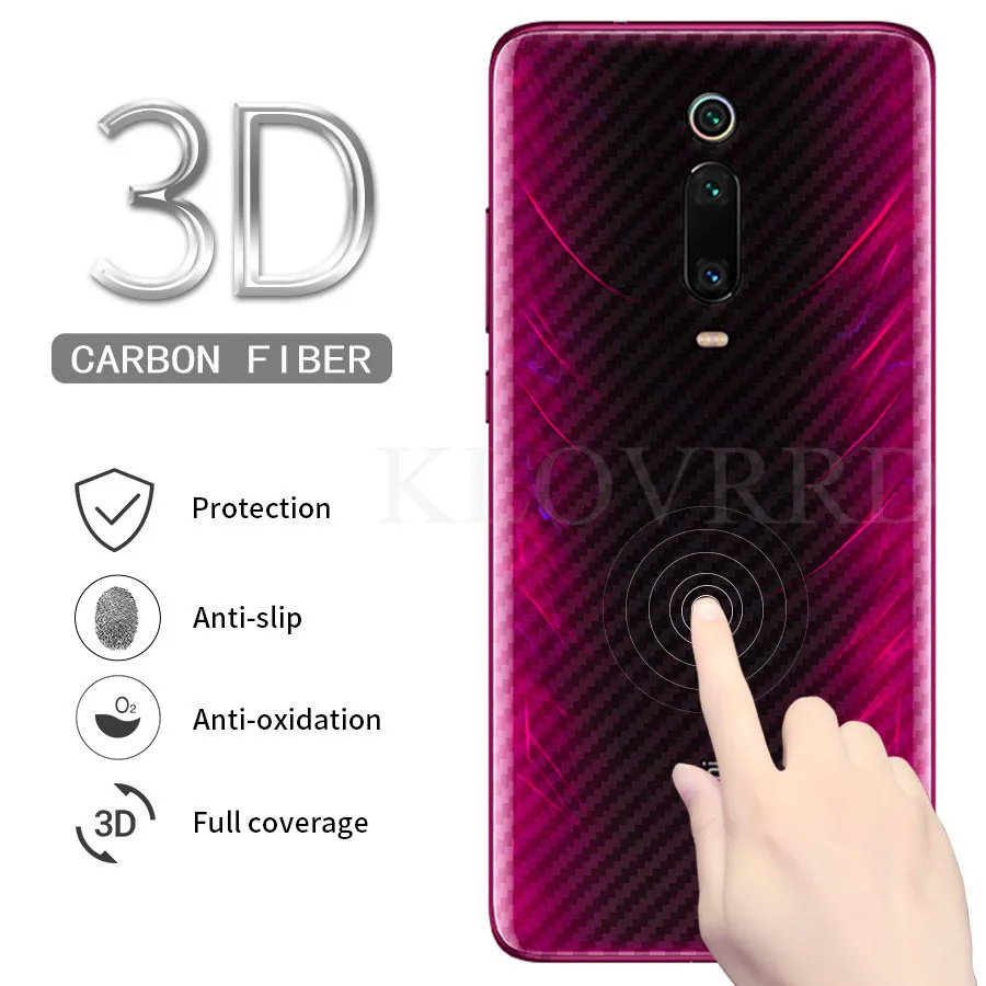 3D защитная пленка из углеродного волокна на заднюю панель для Xiaomi Mi 9T Pro Redmi K20