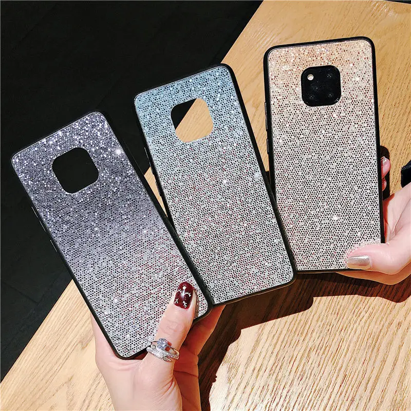 Для Huawei P10 Plus P20 Mate 20 10 Lite Pro Nova 2i 2s 3 3e Honor 8 9 v9 v10 7x 8x Y9 2019 Y6 2018 градиентный блестящий