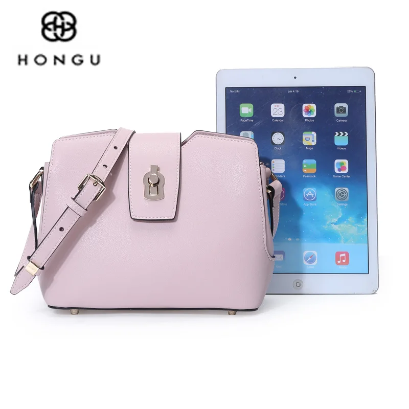 HONGU модная дизайнерская сумка мессенджер из коровьей кожи через плечо женская