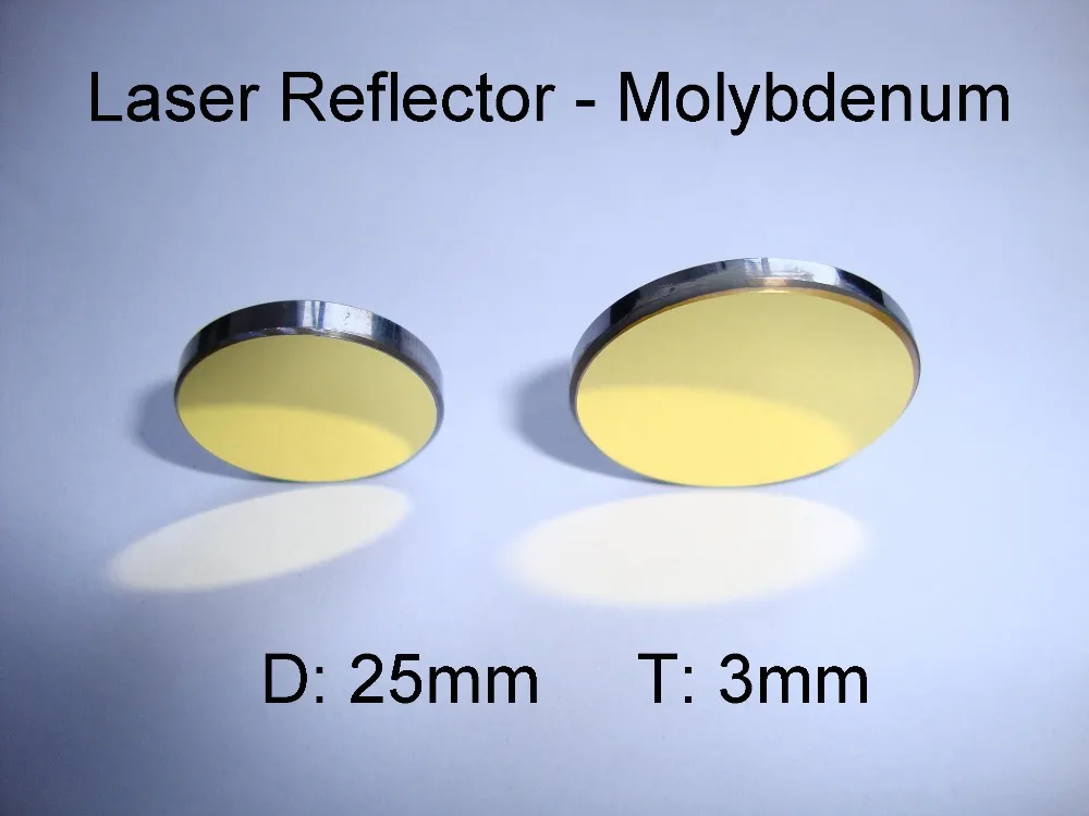 3 шт. 25 мм молибденовый отражатель лазерный зеркальный co2 mo для лазерной машины