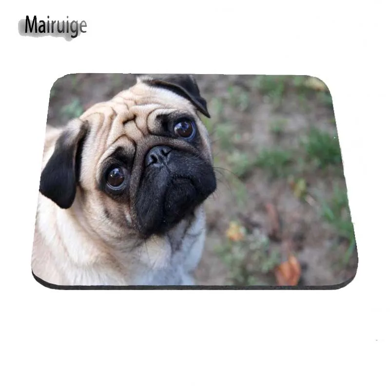 Большой коврик для мыши с белым Мопсом роскошный компьютерный ноутбука игровой |