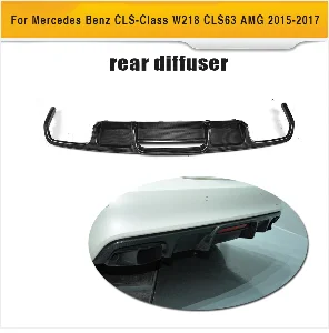 CLS класс углеродное волокно автомобиля передний спойлер для Mercedes Benz W218 CLS63 AMG S седан 4 двери только