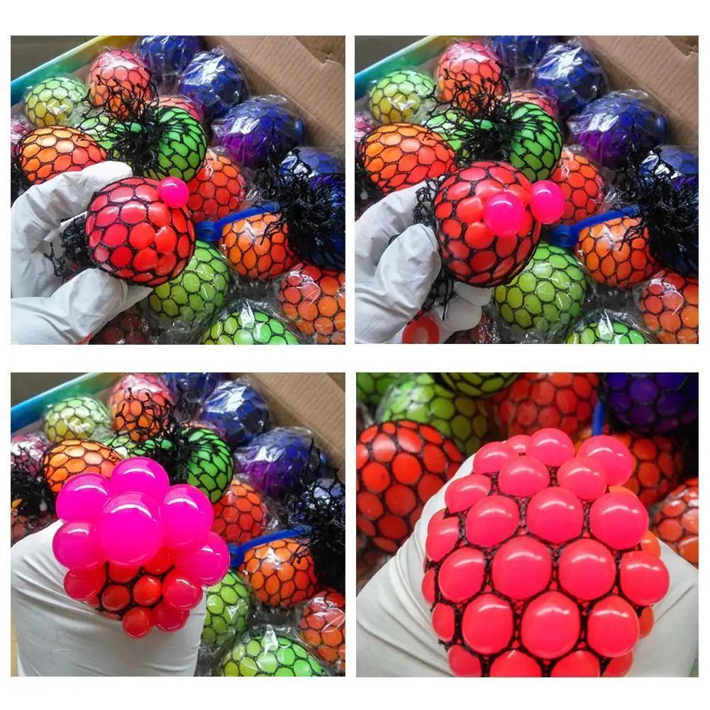 Силиконовые антистрессовые игрушки для снятия стресса с лица 1 шт. мячик