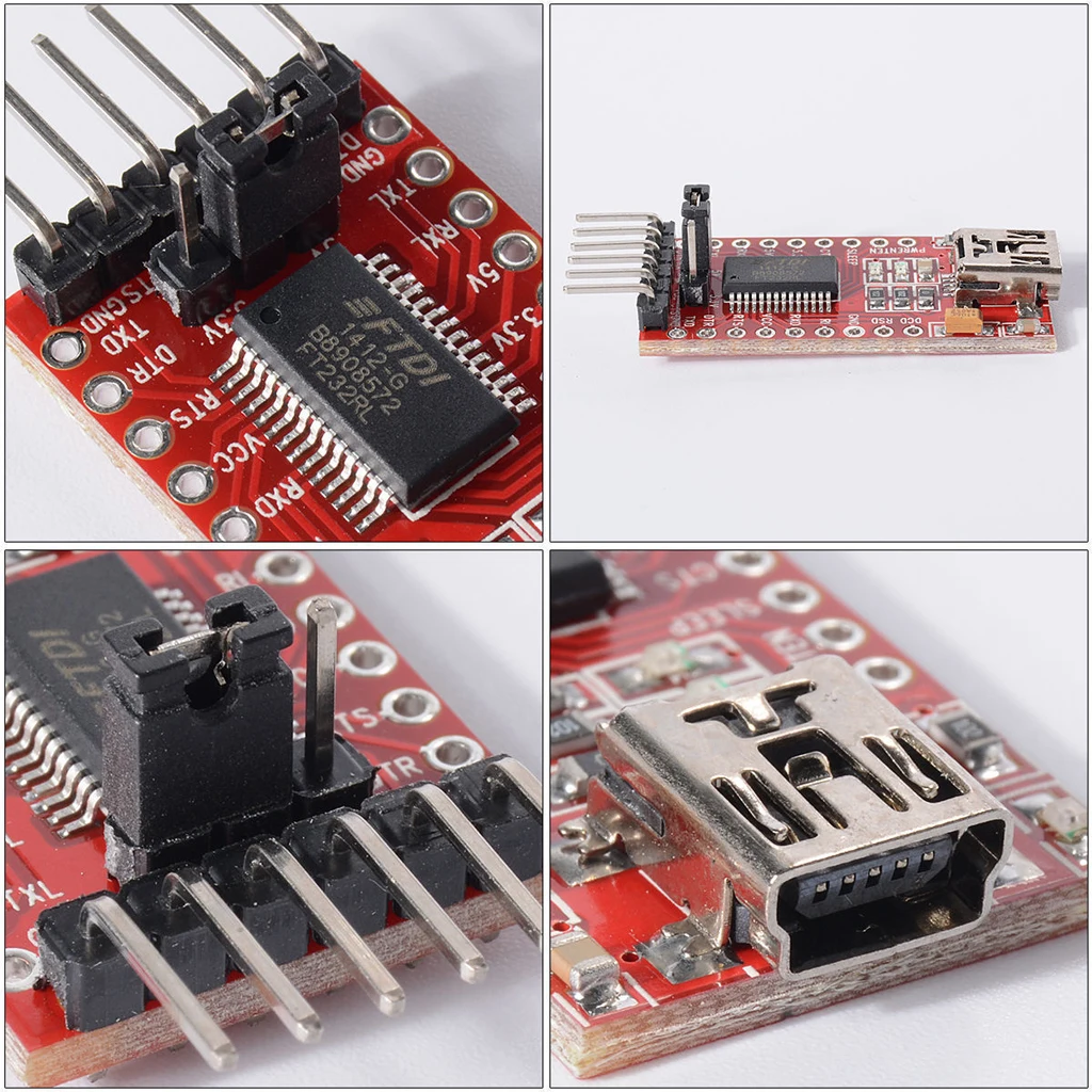 USB к TTL FT232RL FTDI Серийный адаптер конвертер Модуль для 3 В/5 В | Электроника
