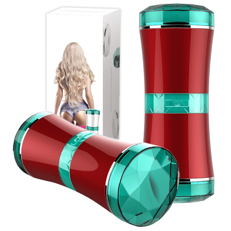 Реалистичная Вагина Анальный Мужской мастурбатор двойной канал Sumulation ощущение