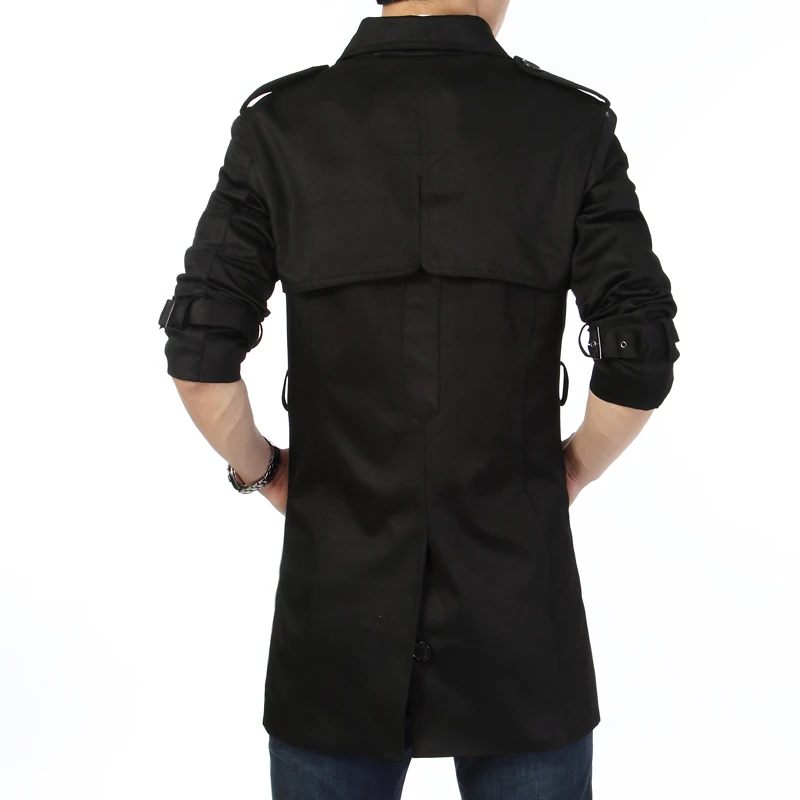 Длинное мужское пальто- тренч. Размеры от M до 6XL