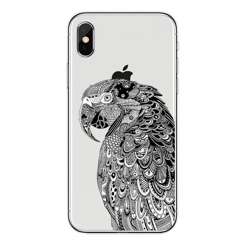 Мягкие силиконовые чехлы Totem с рисунком животных слона совы кота для iphone 11 11pro MAX 7 6