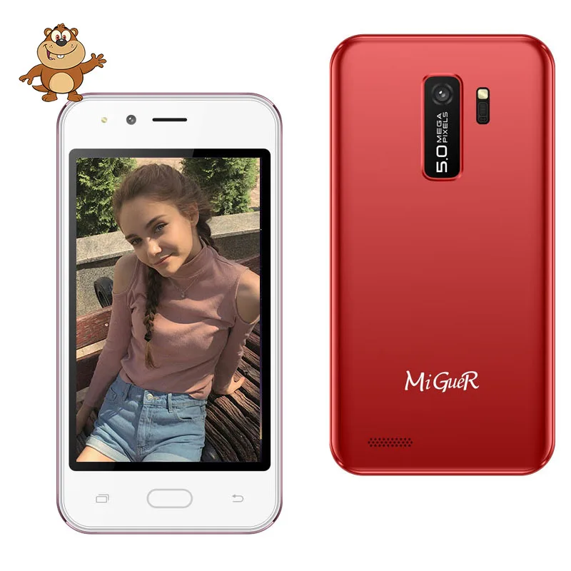 MiGueR MAX 8 3g мобильный телефон 4 0 дюймов HD 5MP 1 ГБ ОЗУ Гб ПЗУ MTK6580 четырехъядерный Android 6