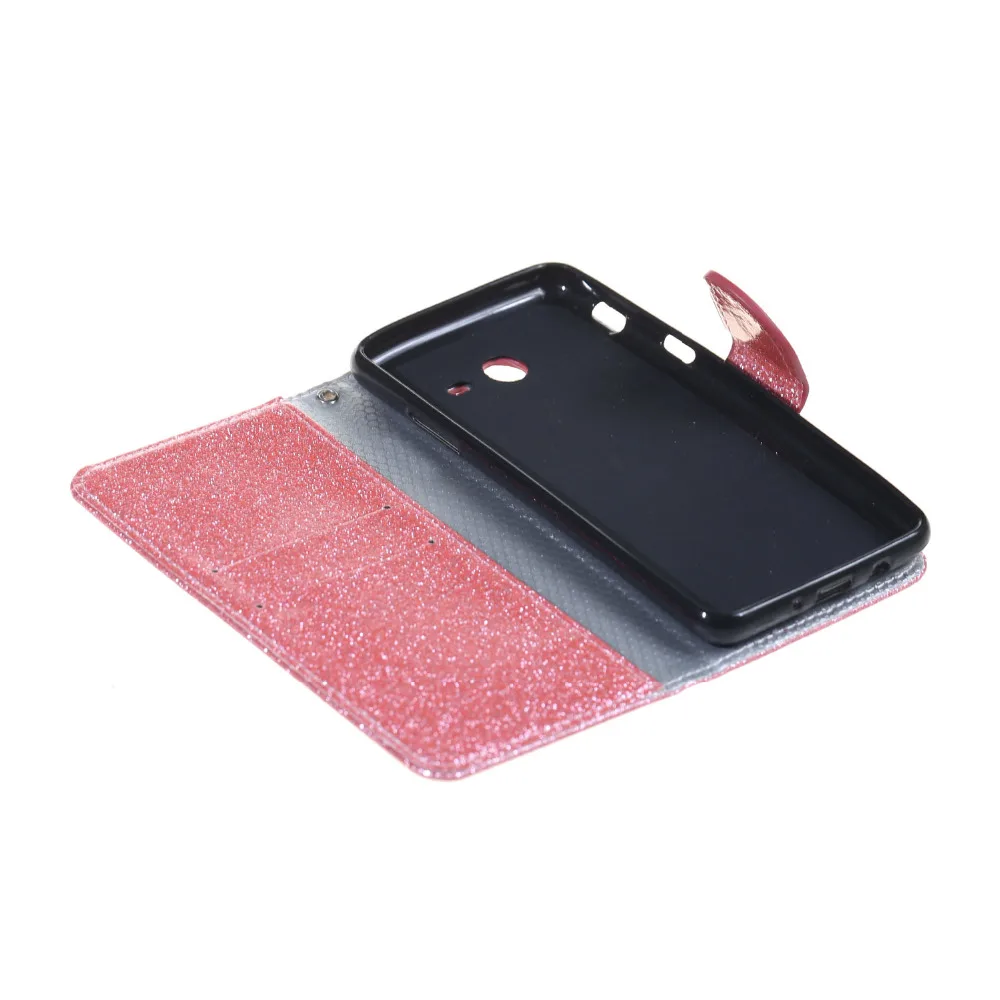 For Galaxy J5 2017 Case caso Flash powder Leather Stand Wallet flip cover case sFor para Samsung copue | Мобильные телефоны и