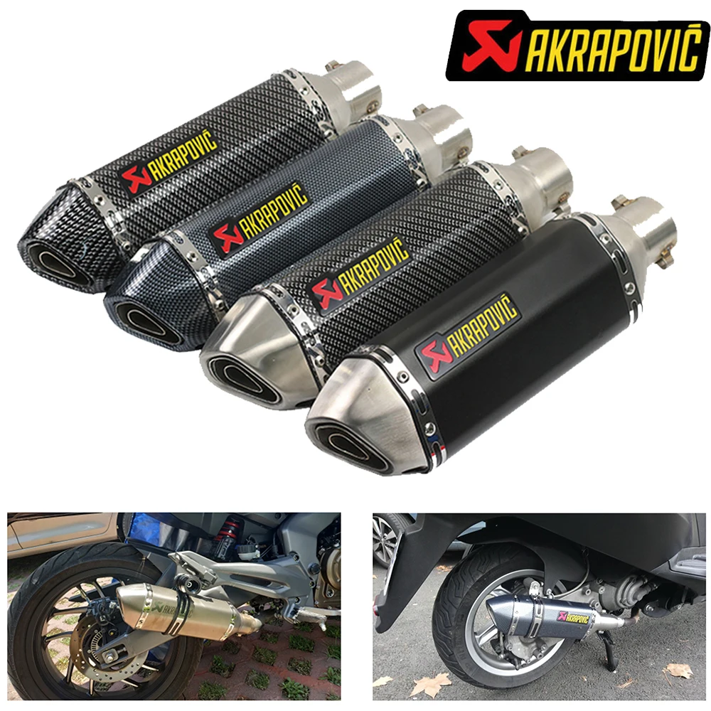 18 Akrapovic выхлопные мотоциклетные выхлопные крышки для yamaha xvs yz85 pw80 rd350 majesty 400 bws50 tdm v-max 1200 jog rr 50 xv250