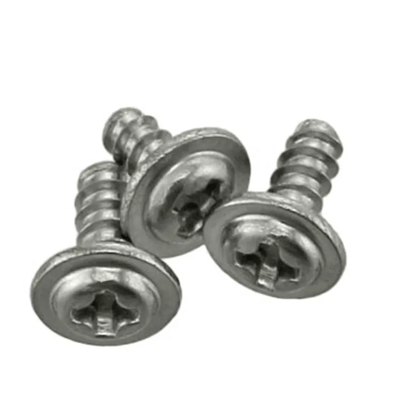 304 нержавеющая сталь круглая головка саморезы с прокладкой стабилизатор M3 * 12|screw