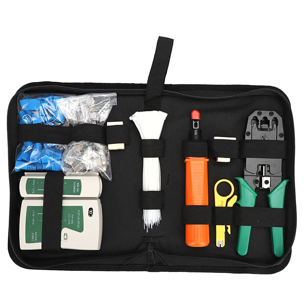 Новинка 2019 набор сетевых инструментов профессиональный Ремонтный комплект для