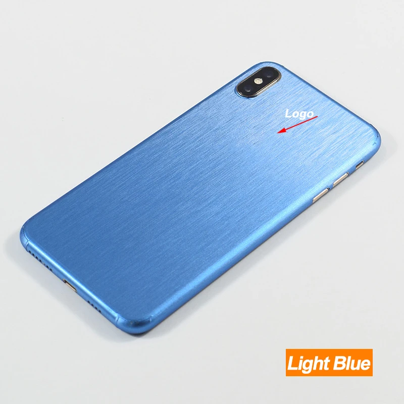 Металлическая матовая задняя пленка для Apple iPhone XS XSMAX X MAX декоративная Защитная