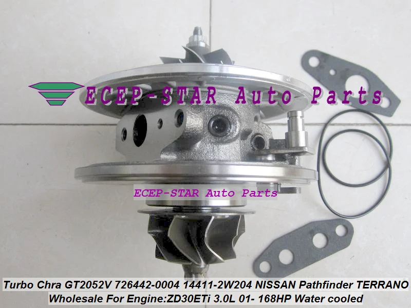 Турбокомпрессор GT2052V 726442 5004S для NISSAN Pathfinder Mistral TERRANO 01 ZD30ETi л л.с.|cartridge belt|cartridge