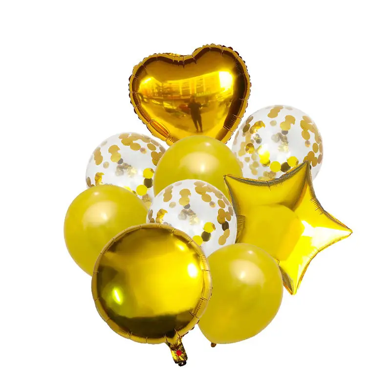 Olive 9 шт./лот латексные шары воздушные шары деко звезда воздушный шар из фольги Гелий День Рождения украшения дети взрослые фестиваль свадебный шар - Color: Olive
