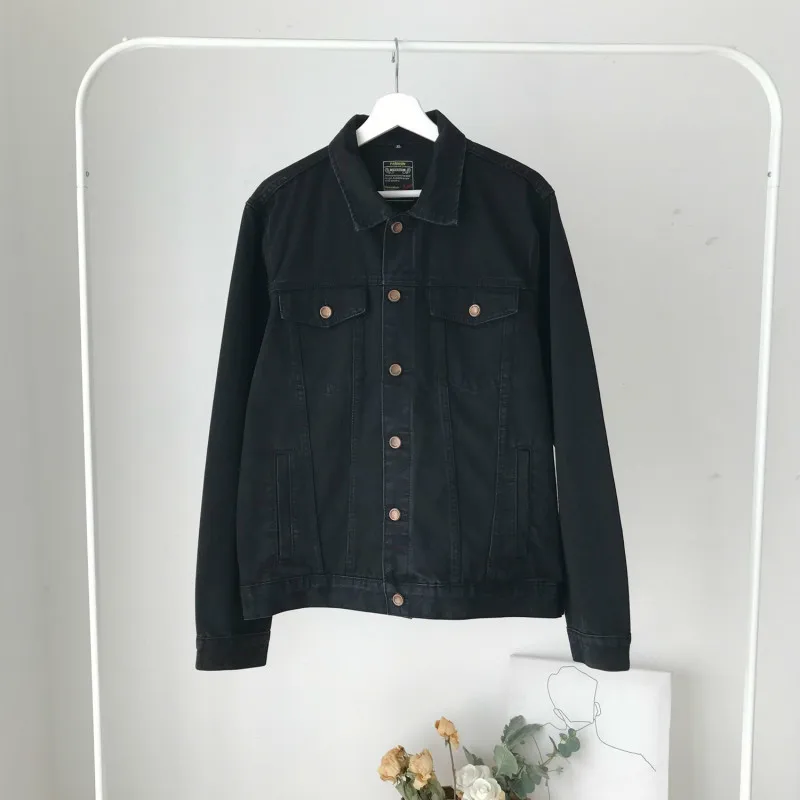 2018 осень новый шаблон японский будет кодовое слово мать печати Ковбойская куртка