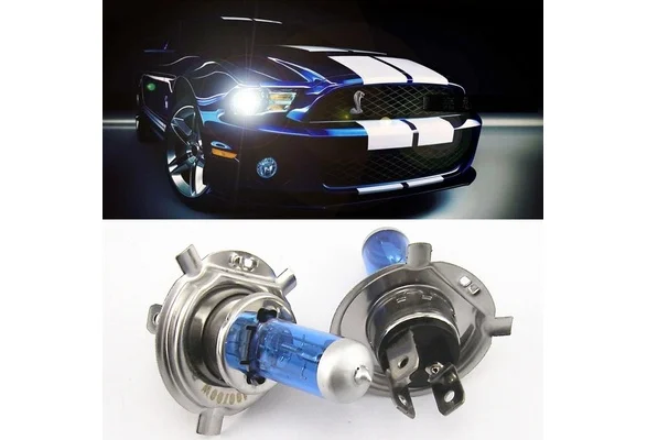 2pcs12V 100 Вт H4 6000 К супер яркий белый автомобильный головной светильник лампа противотуманный светильник s автомобильный длинный налобный светильник s Аксессуары